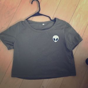 Alien Crop Top